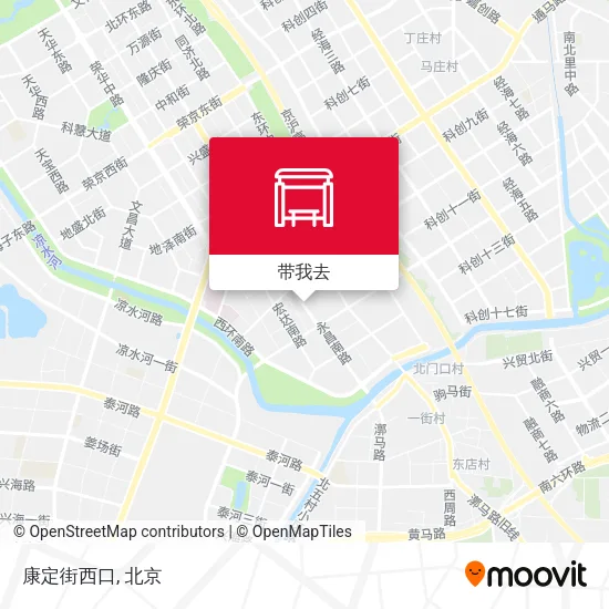 康定街西口地图
