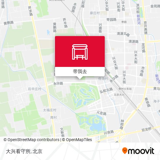 大兴看守所地图