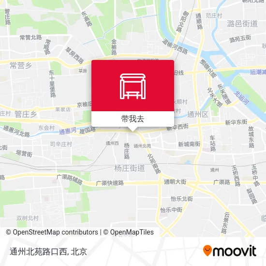通州北苑路口西地图