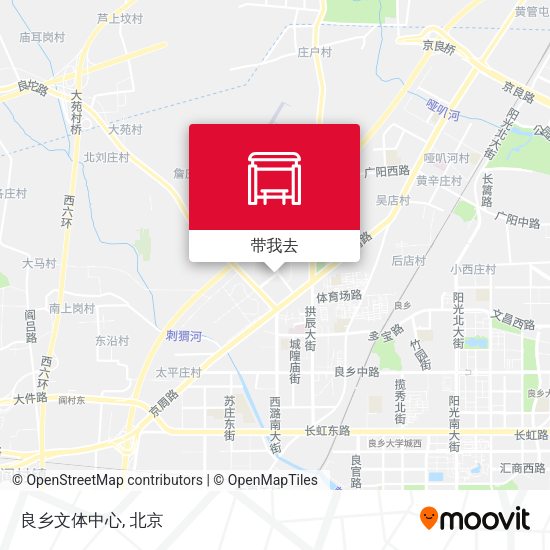 良乡文体中心地图