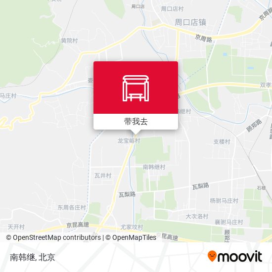 南韩继地图