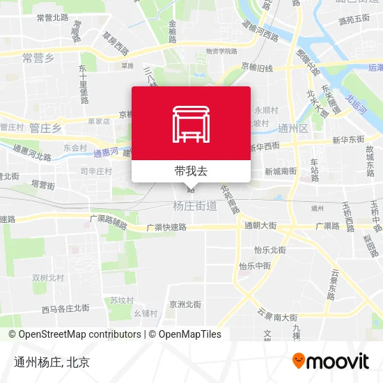 通州杨庄地图