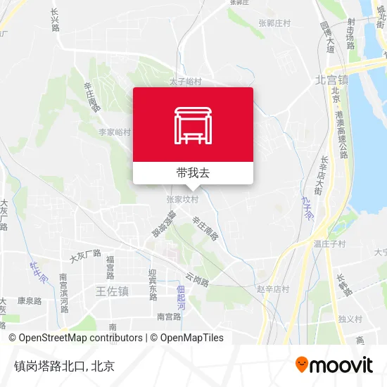 镇岗塔路北口地图