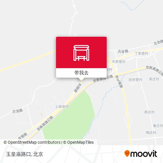 玉皇庙路口地图