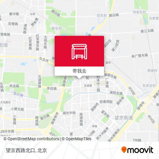 望京西路北口地图