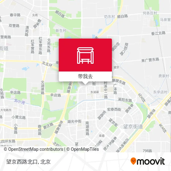望京西路北口地图