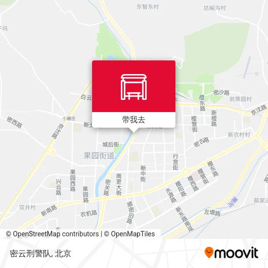 密云刑警队地图