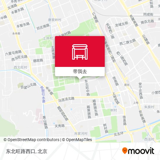 东北旺路西口地图