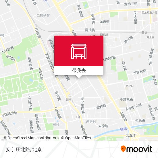 安宁庄北路地图