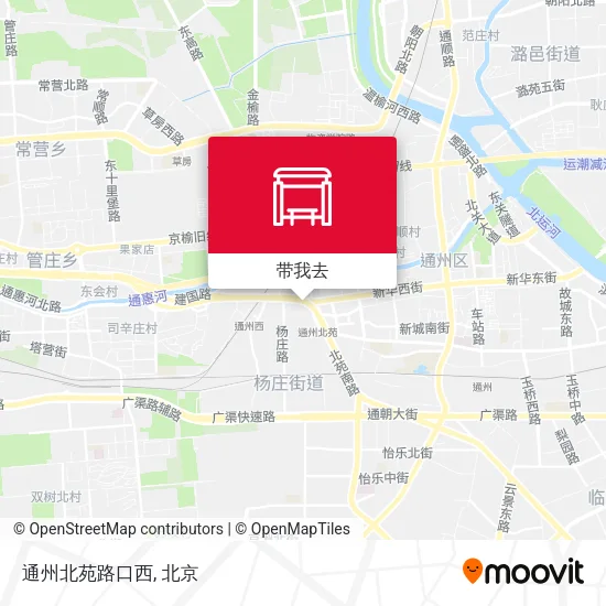 通州北苑路口西地图