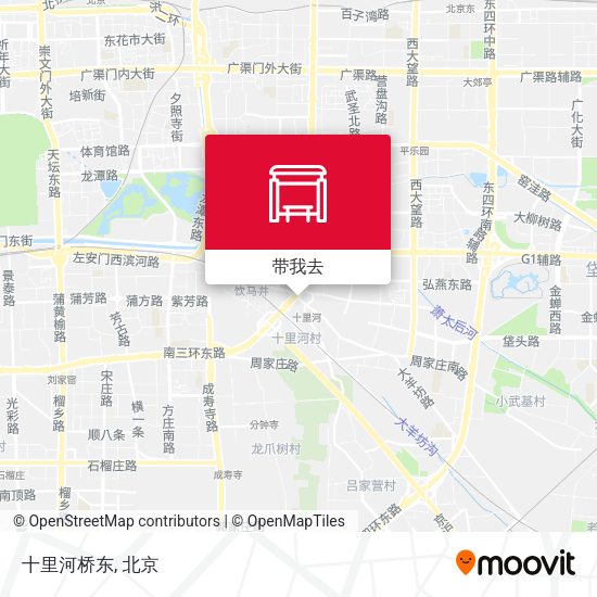 十里河桥东地图