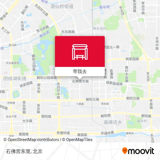 石佛营东里地图