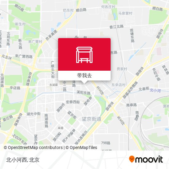 北小河西地图