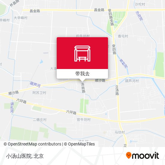 小汤山医院地图
