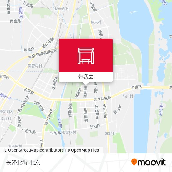长泽北街地图