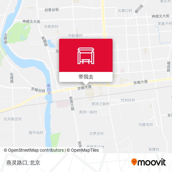 燕灵路口地图
