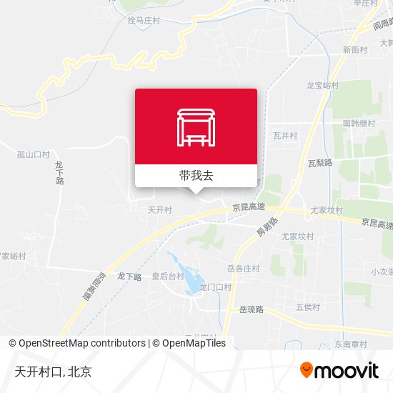 天开村口地图