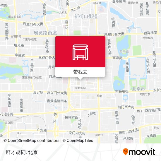 辟才胡同地图