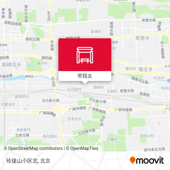 玲珑山小区北地图