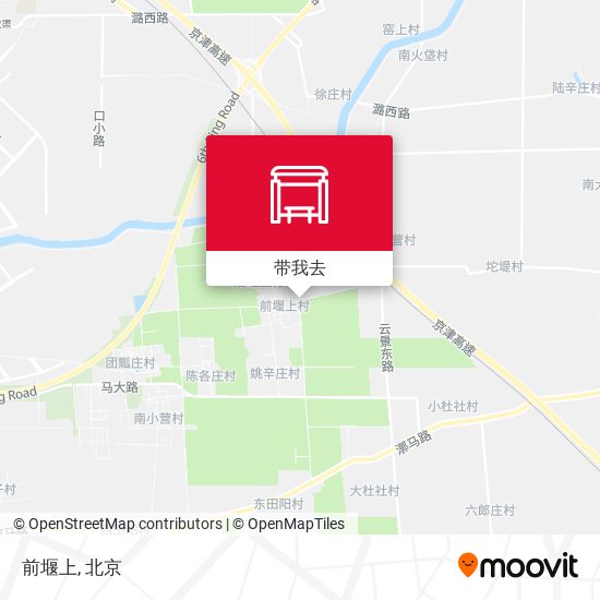 前堰上地图