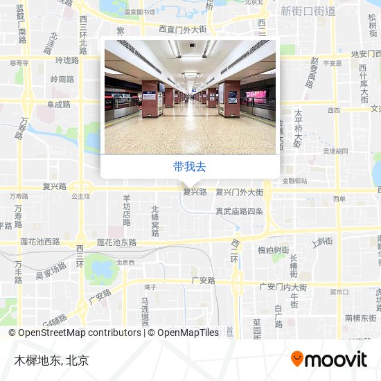 木樨地东地图