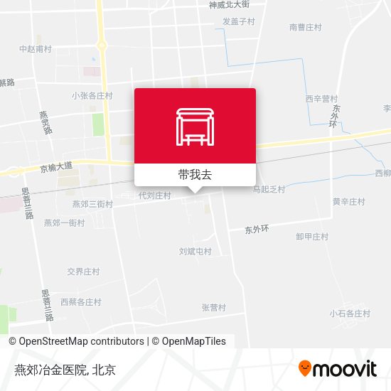 燕郊冶金医院地图