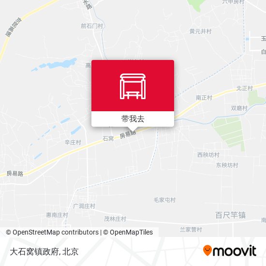 大石窝镇政府地图