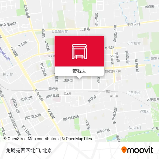 龙腾苑四区北门地图