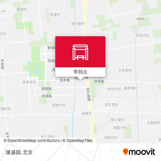 隆盛园地图