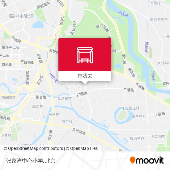 张家湾中心小学地图