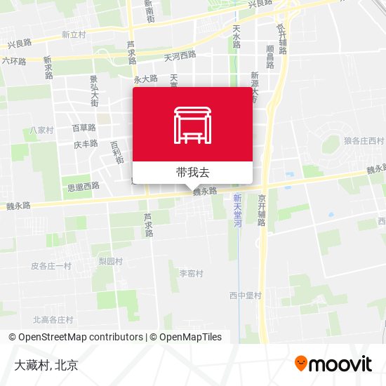 大藏村地图