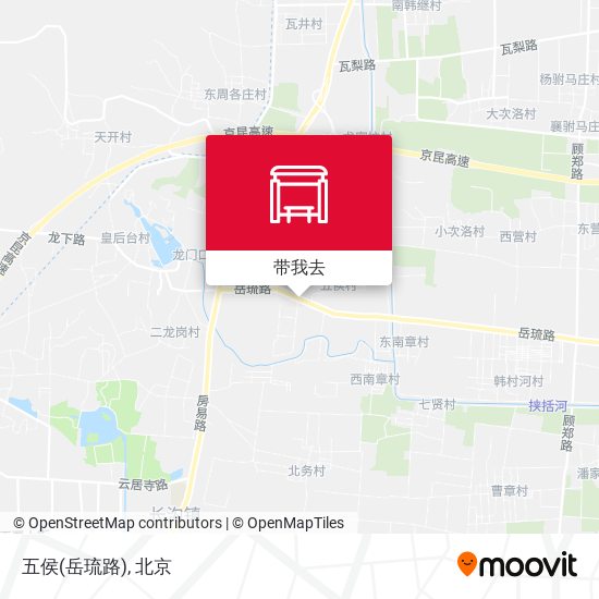 五侯(岳琉路)地图