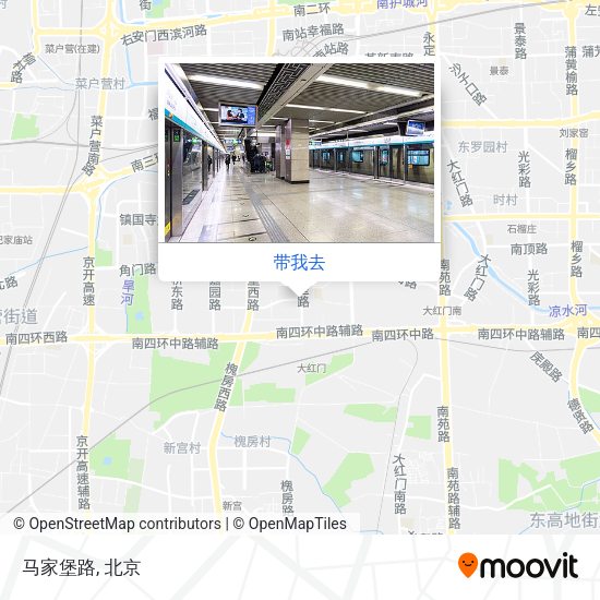 马家堡路地图
