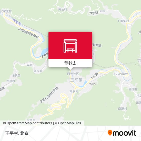王平村地图