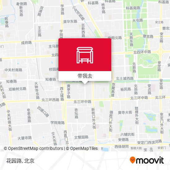 花园路地图