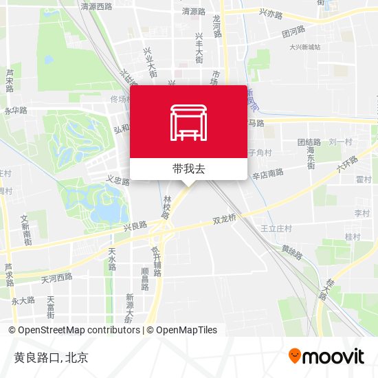 黄良路口地图