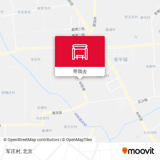 军庄村地图