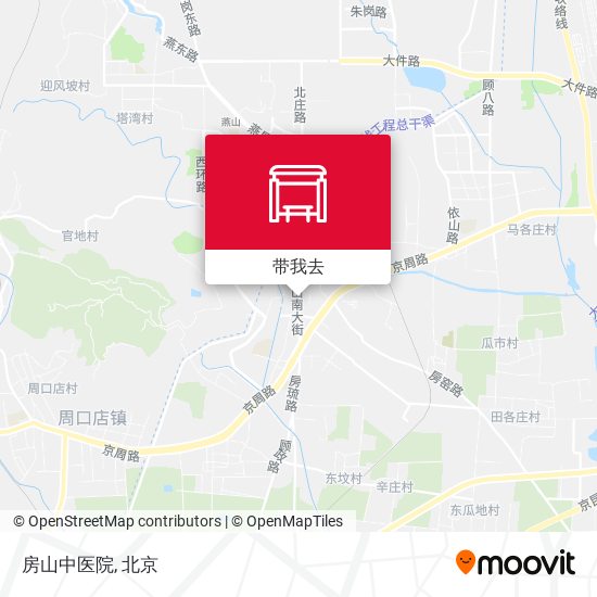 房山中医院地图
