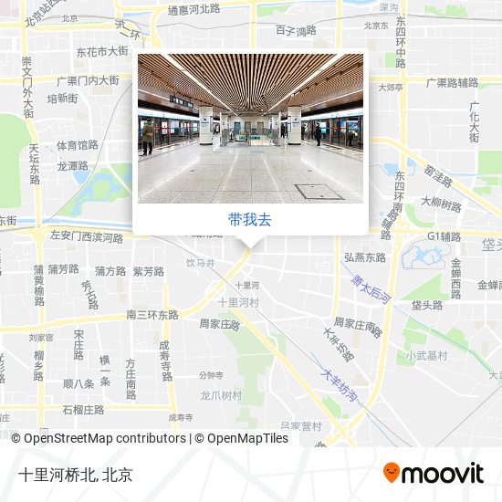 十里河桥北地图