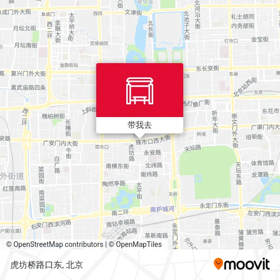 虎坊桥路口东地图