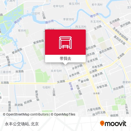 如何坐地铁或公交去西北旺镇的永丰公交场站