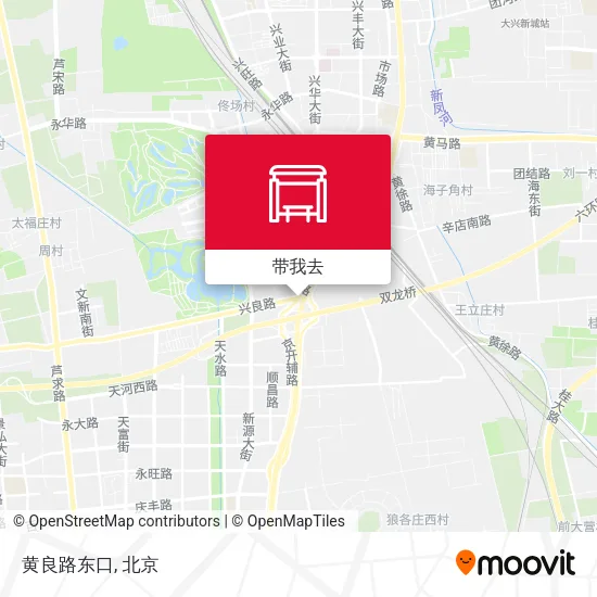 黄良路东口地图