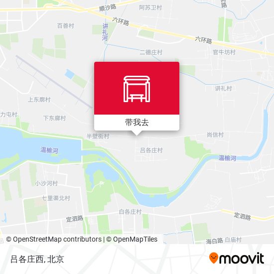 吕各庄西地图
