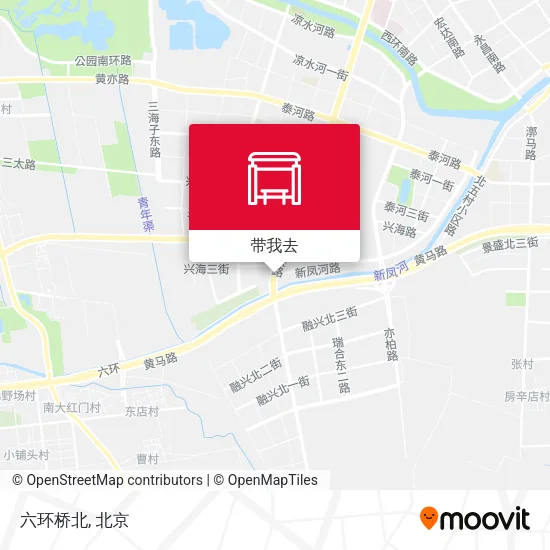 六环桥北地图