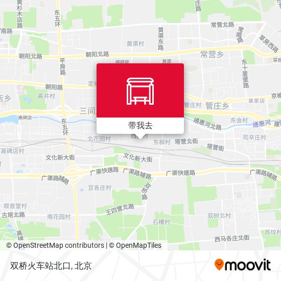 双桥火车站北口地图