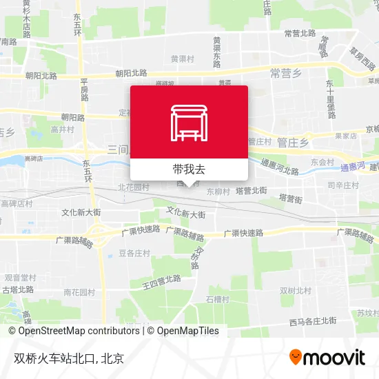 双桥火车站北口地图