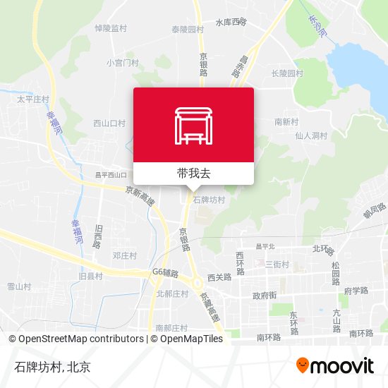 石牌坊村地图
