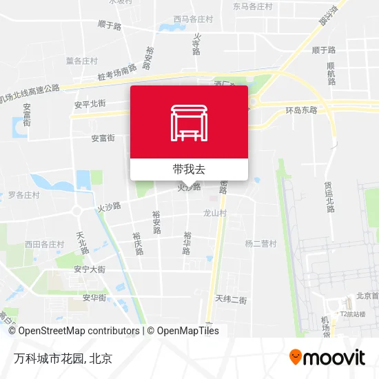 万科城市花园地图