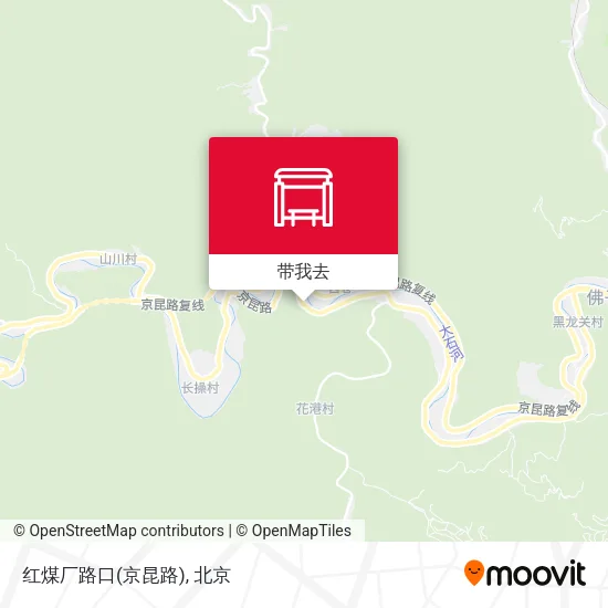 红煤厂路口(京昆路)地图