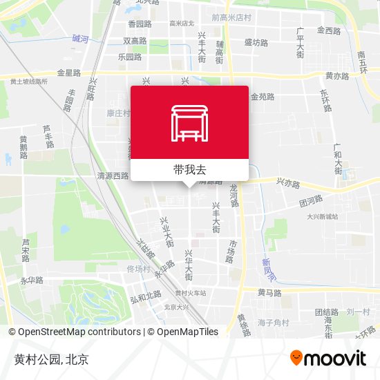 黄村公园地图